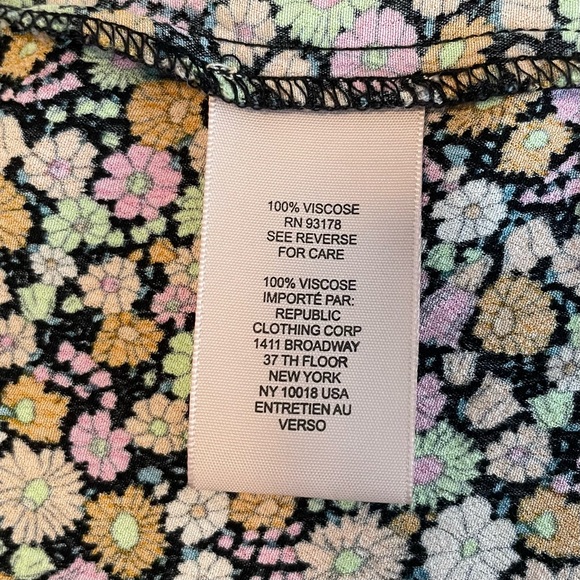 Philosophy Floral Midi Skirt Women’s S Ditzy Dainty Cottagecore Cabin Fairy Slit - Picture 13 of 14